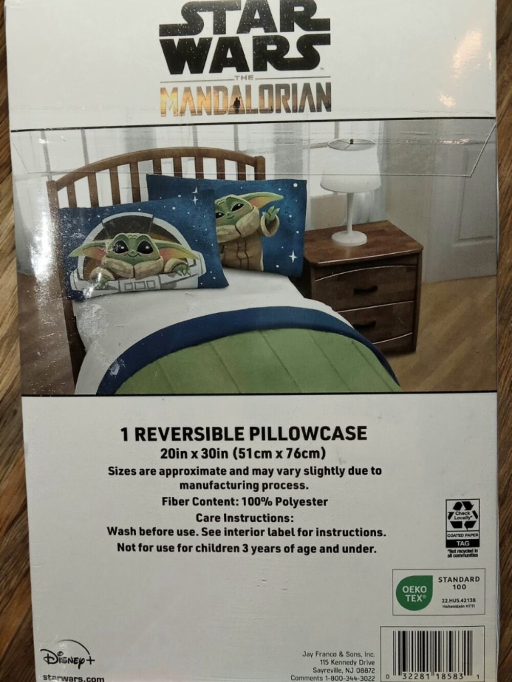(1) Double Sided Reversible Star Wars Twin Size Bed Pillow Case